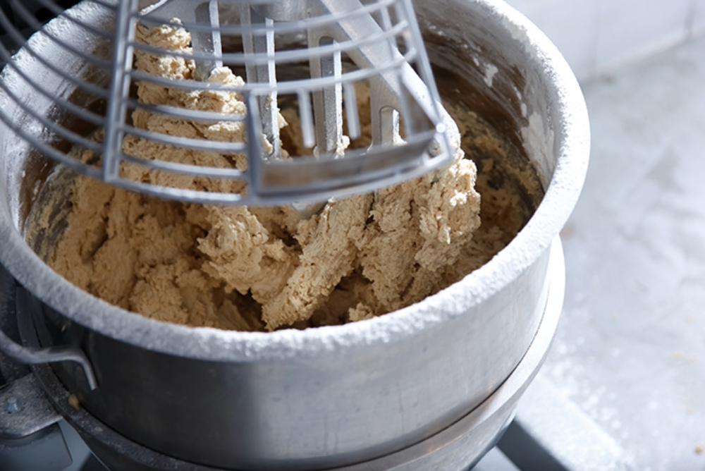 Floor Mixer Mixing Dough